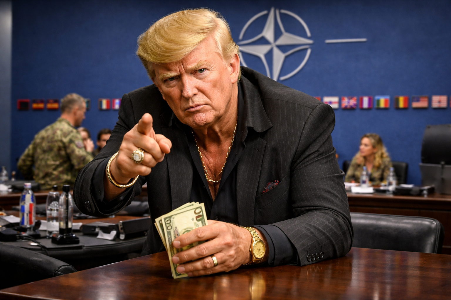 Trump e il "pizzo" sulla NATO 1 trump