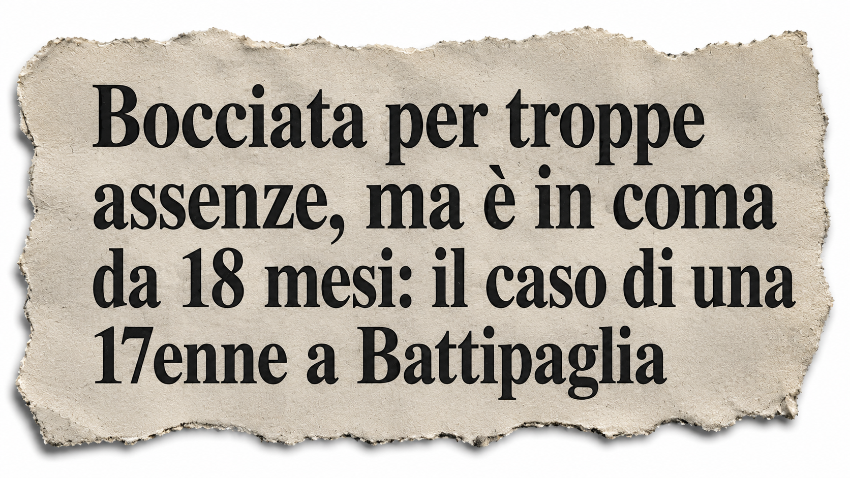 La scuola come bersaglio. Note sulla ragazza in coma bocciata per le assenze 1 bocciata per troppe assenza