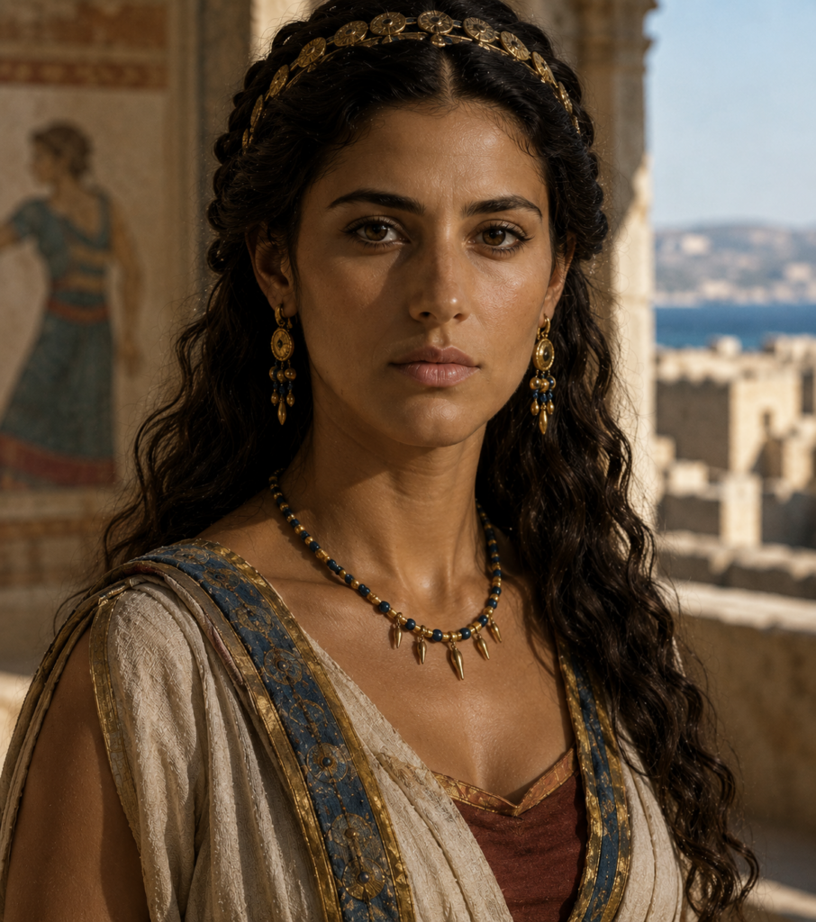 donna micenea dell'epoca di Elena di Troia